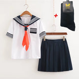 Disfraz De Anime Japonés Jigoku Shojo, Disfraz De Chica Del Infierno, Enma Ai, JK, Uniforme Escolar, Traje De Marinero Con Calcetines