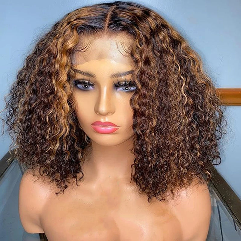 Cyan-Blue Colored Human Hair Wigs 99J Burgundy Lace Front Wig Natural Curly Human Hair Wig Highlight Wig Human Hair Peruvian Wig