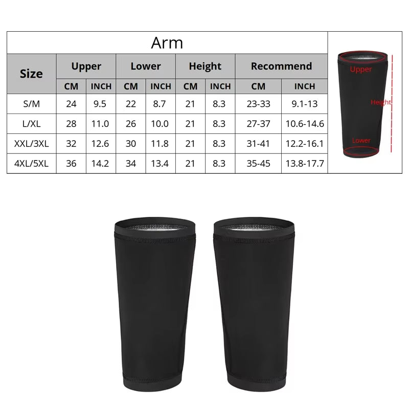 Arm Trimmers Sauna Sweat Bands Women Arm Slimmer Trainer anti Cellulite Arm Shapers Weight Fat Reducer Loss Workout