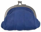 Genuine Leather Change Purse Coin Bag Ladies Wallet Purse Mini Framed Coin Case