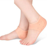 "Revitalize Your Feet with 2Pcs Moisturizing Gel Heel Socks - Say Goodbye to Cracked Foot Skin!"