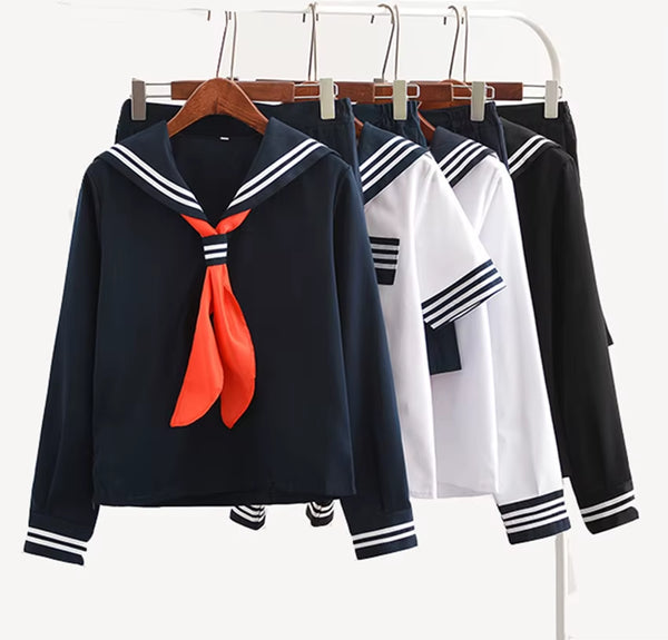Disfraz De Anime Japonés Jigoku Shojo, Disfraz De Chica Del Infierno, Enma Ai, JK, Uniforme Escolar, Traje De Marinero Con Calcetines
