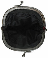 Genuine Leather Change Purse Coin Bag Ladies Wallet Purse Mini Framed Coin Case