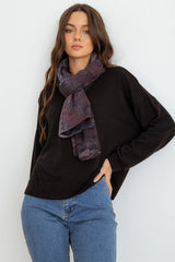 Hangul Design Korean Languages Wrap Shawl Scarf
